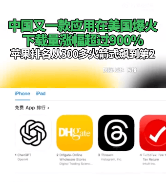 下载暴增940%！又一款中国APP在美国火了
