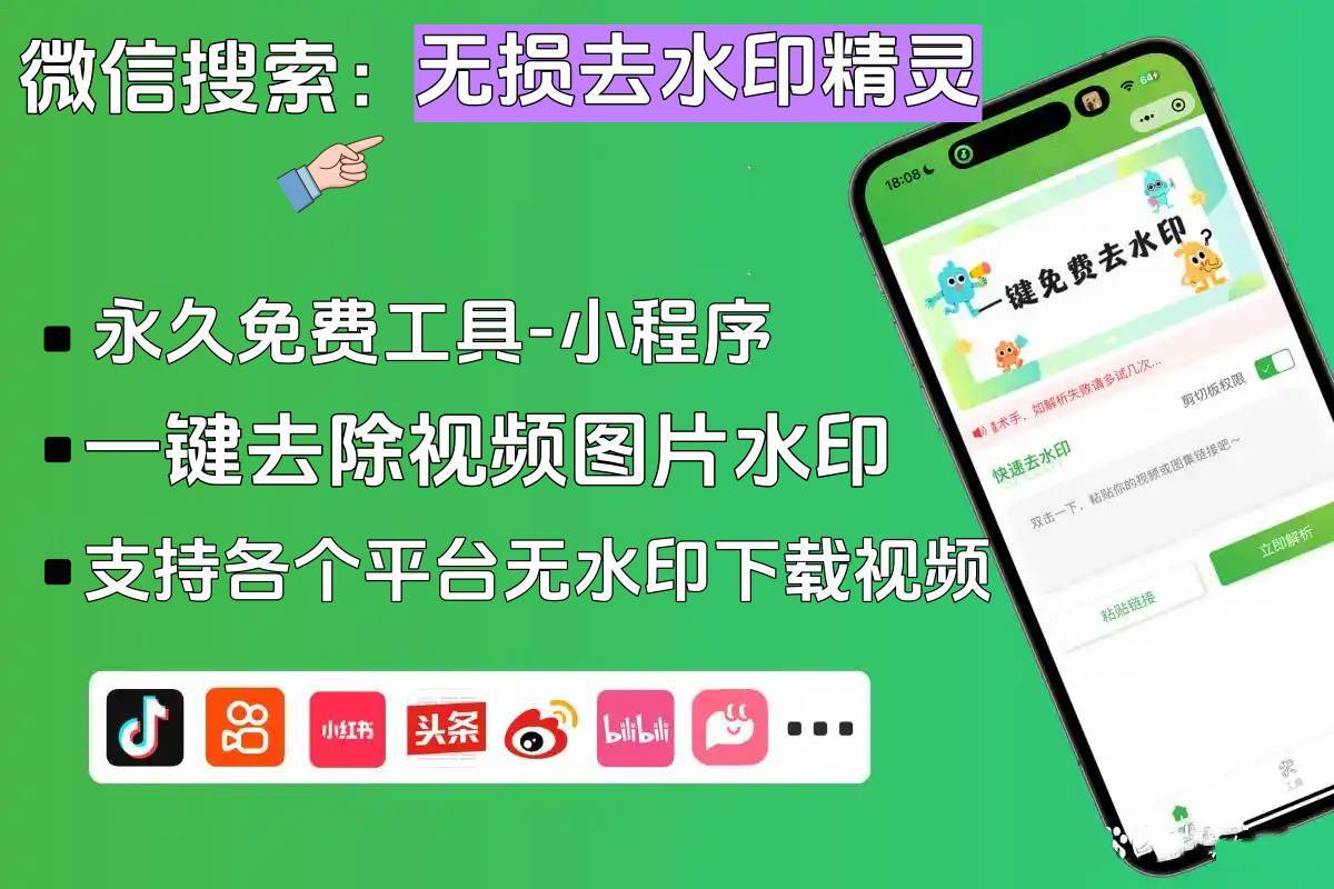 小程序视频怎么去水印